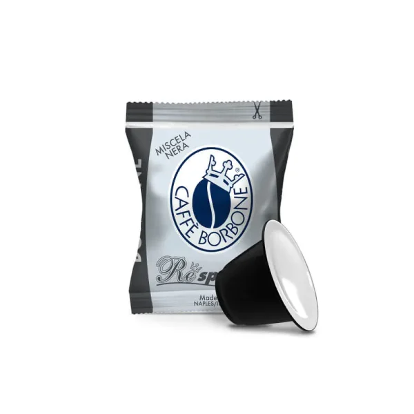 Caffè Borbone Respresso Kapseln Nespresso kompatible Schwarze Mischung 100 Stück