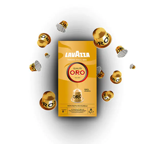 Lavazza Espresso Qualità Oro Nespresso kompatible Kaffeekapseln 10 Stück