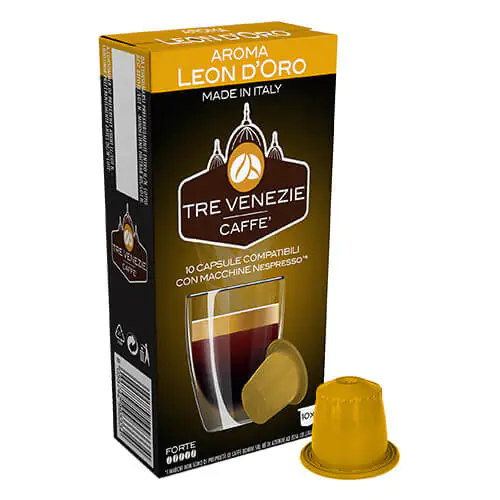 10 Kapseln Leon D'Oro Forte Tre Venezie